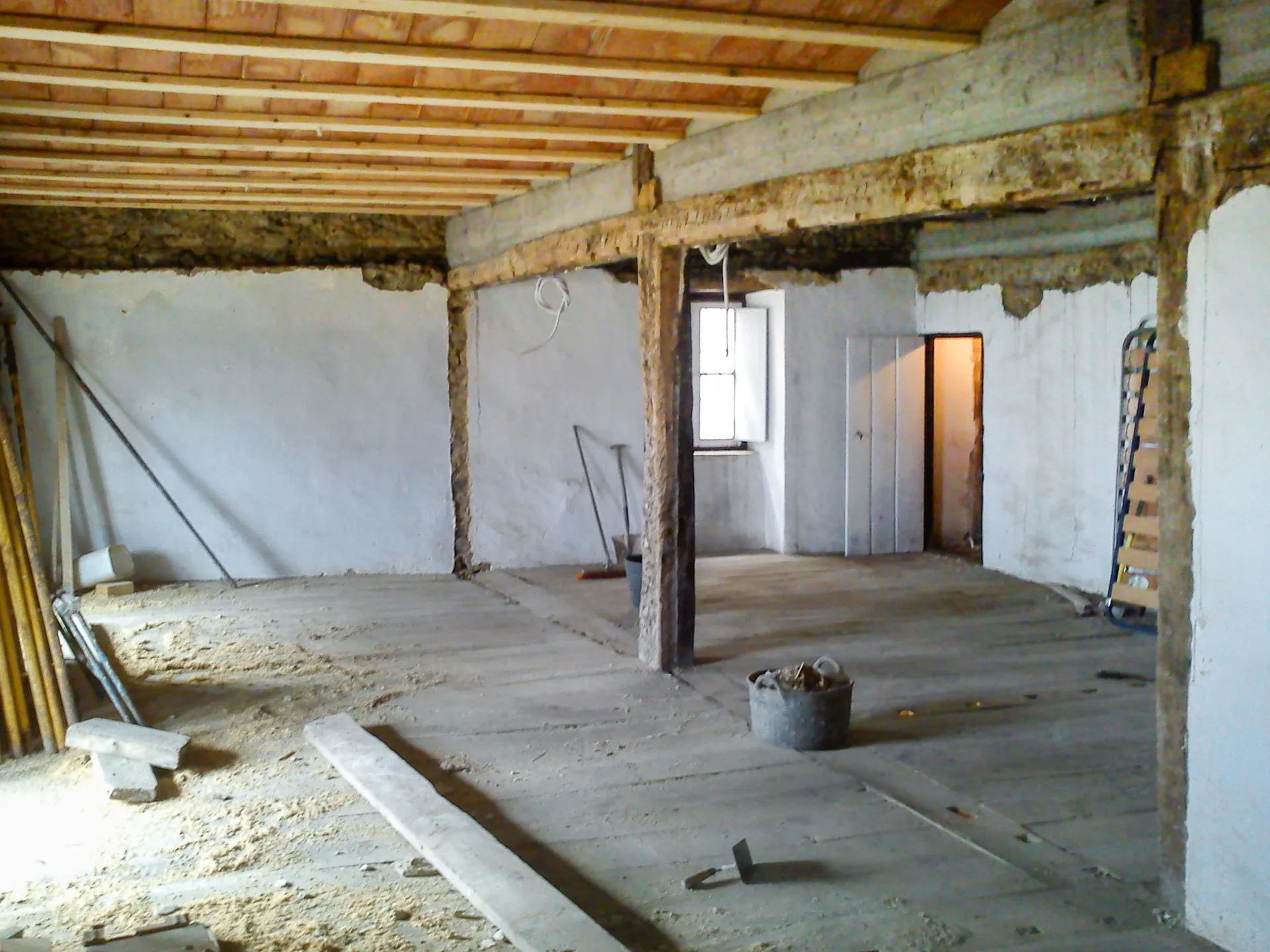 Indoors before renovating