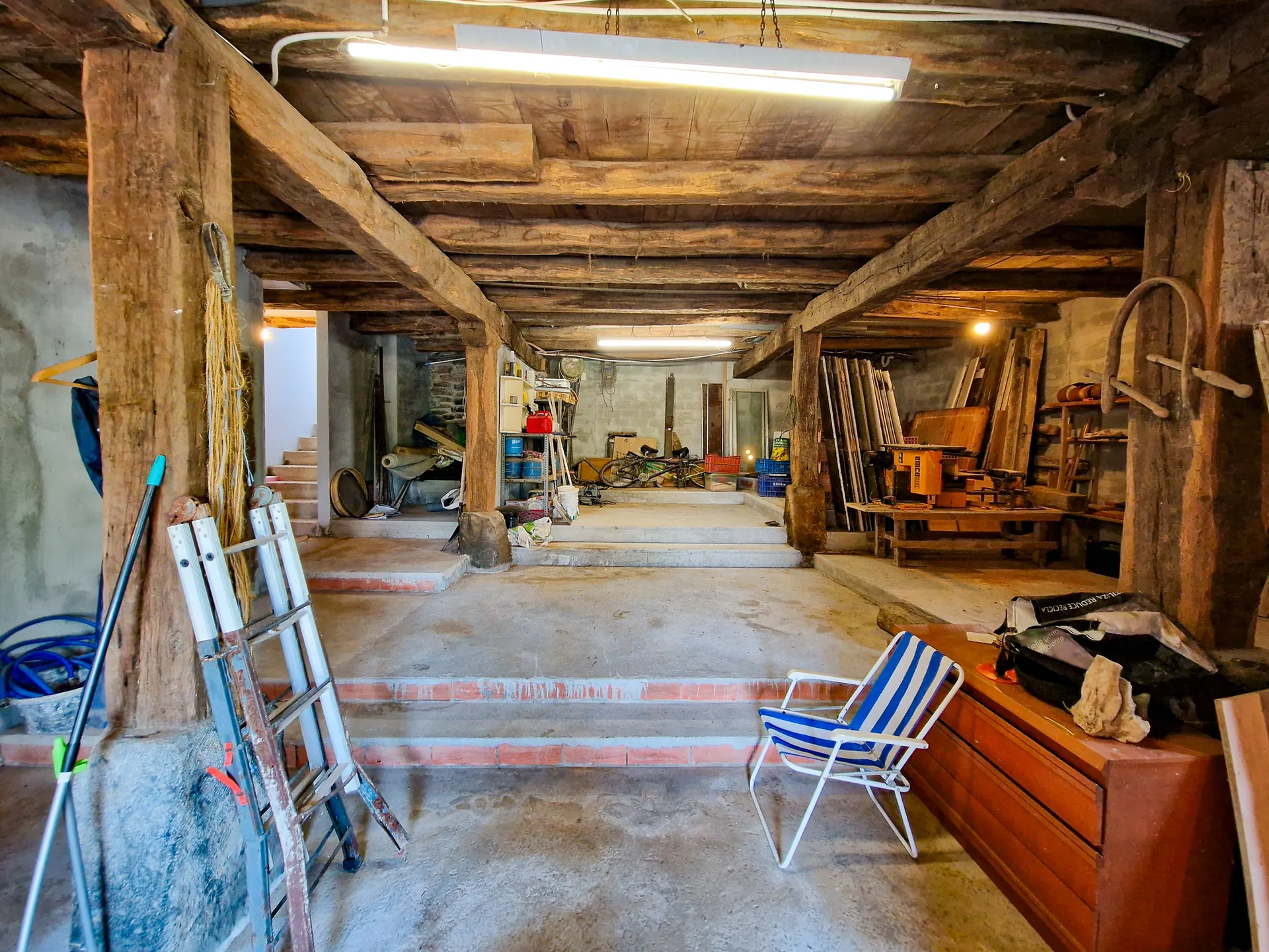 Lower ground floor after restoration