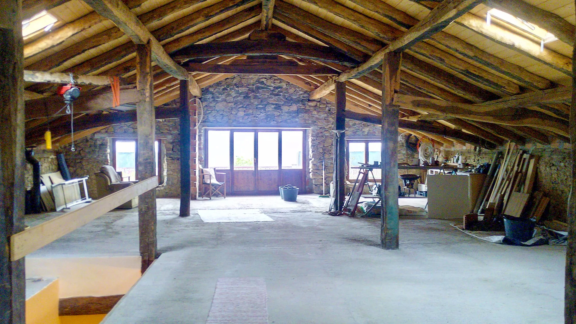 Restoring the top floor residence