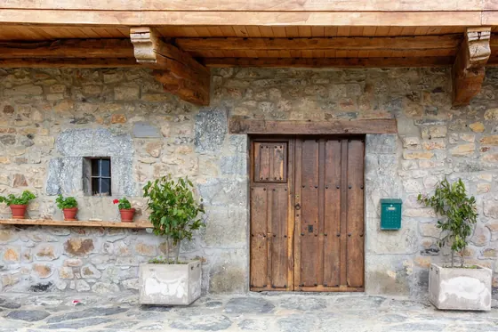 South garden courtyard entrance