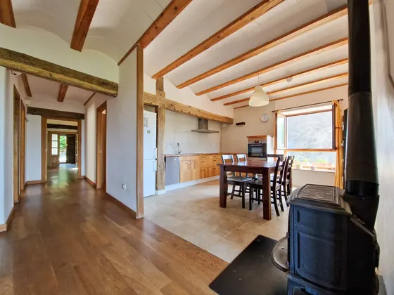 Ground floor kitchen and dining area